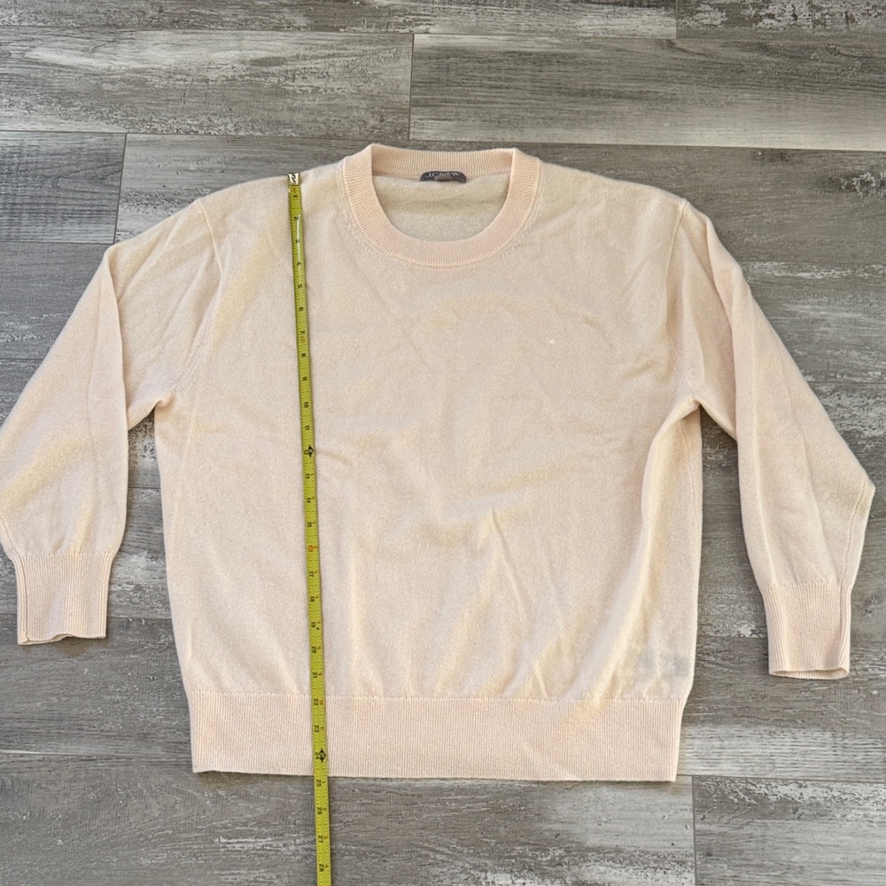 J. Crew Women's Crewneck Sweater in Pale Peach
